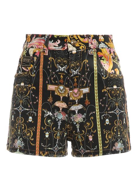 versace denim shorts.